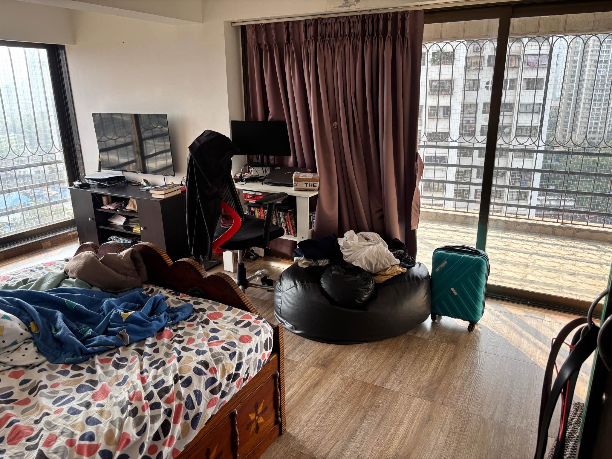 Private room in 3BHK at Krypton Twin Towers, Sewri - photo 4